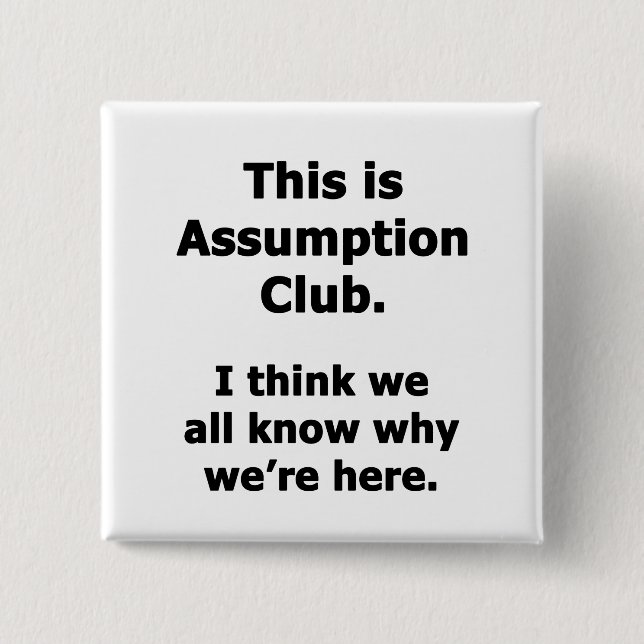 Badge Carré 5 Cm Club Assomption (Devant)
