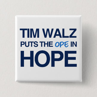 Badge Carré 5 Cm Club de fans Tim Walz