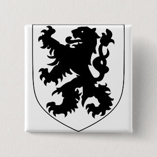 Badge Carré 5 Cm Coat of Arms of Flanders