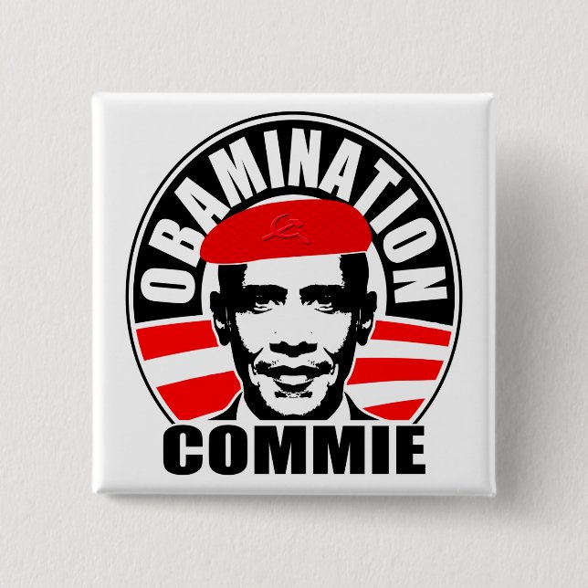 Badge Carré 5 Cm Coco d'Obamination (Devant)