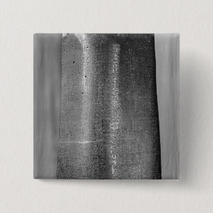 Badge Carré 5 Cm Code de Hammurabi, détail de colonne