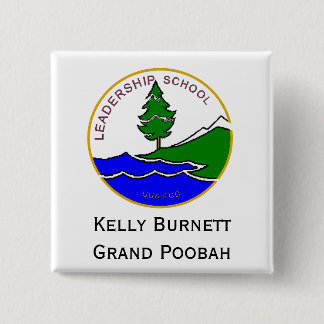 Badge Carré 5 Cm col de logo de LS, Julie SpringerConveno… -