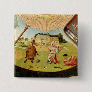 Badge Carré 5 Cm Colère