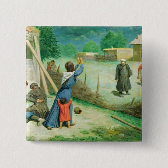 Badge Carré 5 Cm Collection moyenne, 1891 (Devant)