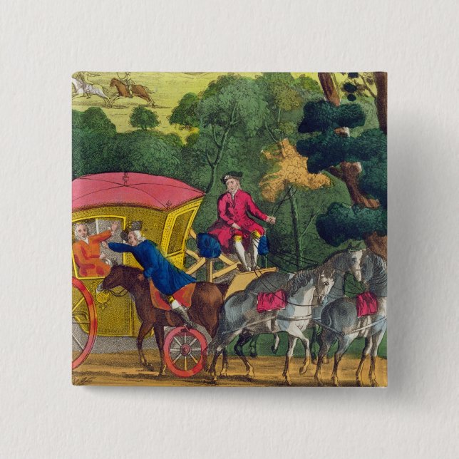 Badge Carré 5 Cm Colonel Jack volant Mary Smith dans le hymen Thic (Devant)