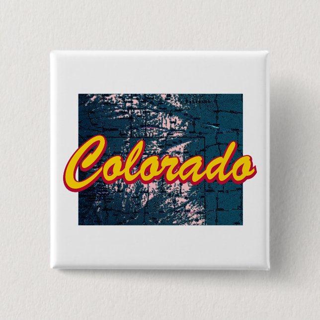 Badge Carré 5 Cm Colorado (Devant)