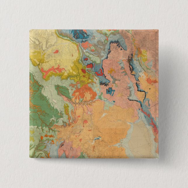 Badge Carré 5 Cm Colorado composite (Devant)