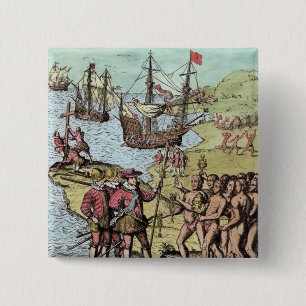 Badge Carré 5 Cm Columbus chez Hispaniola