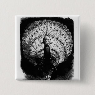 Badge Carré 5 Cm Comment faites nous nous tenons dans le monde