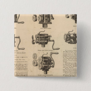 Badge Carré 5 Cm Compagnie Peck, Stow et Wilcox