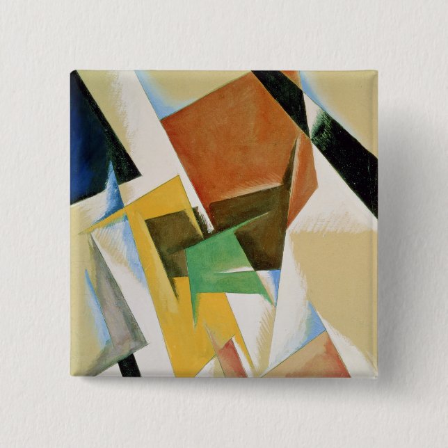 Badge Carré 5 Cm Compostion, 1921 (Devant)