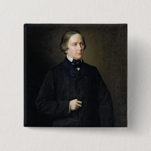 Badge Carré 5 Cm Compte de Charles Forbes de Montalembert, 1879