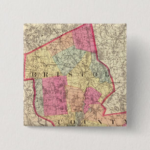 Badge Carré 5 Cm Comté de Bristol