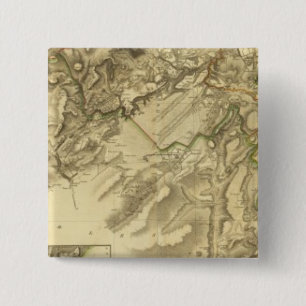 Badge Carré 5 Cm Comté de Composite Edinburgh