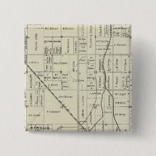 Badge Carré 5 Cm Comté de Fresno, Californie 12
