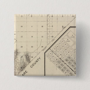 Badge Carré 5 Cm Comté de Fresno, Californie 15
