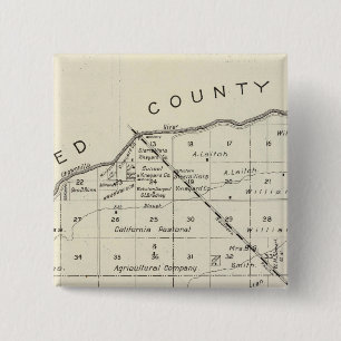 Badge Carré 5 Cm Comté de Madera, Californie 2