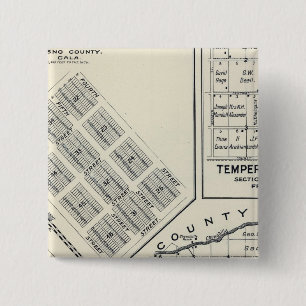 Badge Carré 5 Cm Comté de Madera, Californie 3