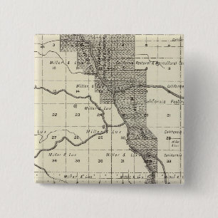 Badge Carré 5 Cm Comté de Madera, Californie 6