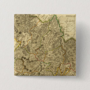 Badge Carré 5 Cm Comté de Peebles