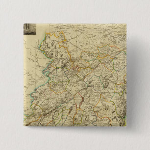 Badge Carré 5 Cm Comté de Roxburgh
