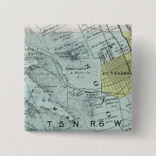 Badge Carré 5 Cm Comté de Sonoma, Californie 26