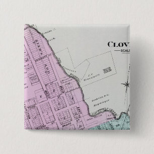 Badge Carré 5 Cm Comté de Sonoma, Californie 26