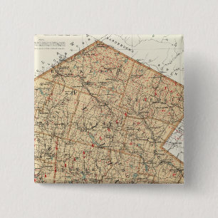 Badge Carré 5 Cm Comté de Sullivan