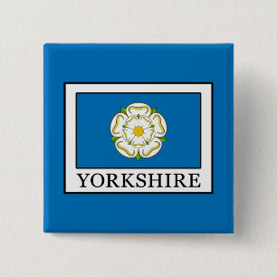 Badge Carré 5 Cm Comté de Yorkshire