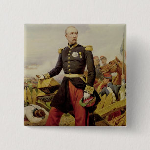 Badge Carré 5 Cm Comte Maurice de MacMahon, 1860