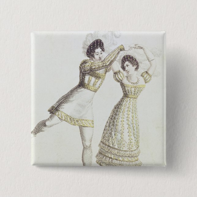 Badge Carré 5 Cm Conception de costume pour un ballet (Devant)