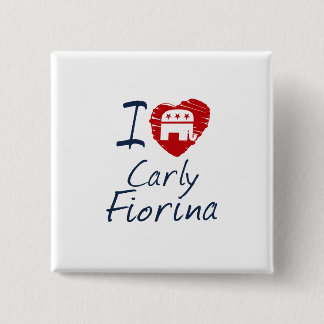 Badge Carré 5 Cm Conception de griffonnage de Fiorina 2016 d'amour