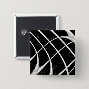 Badge Carré 5 Cm Conception de l'espace Galaxy