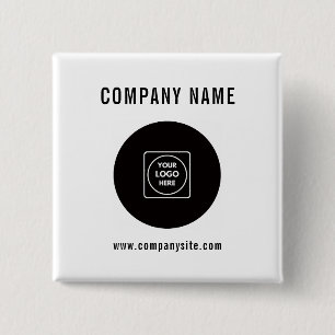 Badge Carré 5 Cm Conception de logo et de texte personnalisés pour