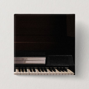 Badge Carré 5 Cm Conception de piano Extraordinaire