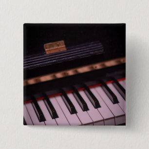 Badge Carré 5 Cm Conception de piano géniale
