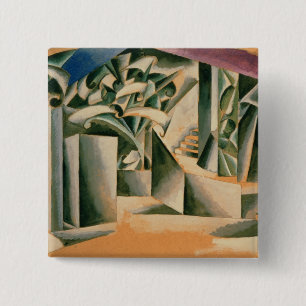 Badge Carré 5 Cm Conception d'étape pour le jeu de William