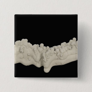 Badge Carré 5 Cm Concrétion d'argile