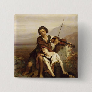 Badge Carré 5 Cm Confort dans la peine, c.1852