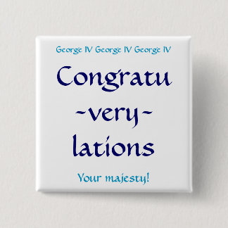 Badge Carré 5 Cm Congratuverylations