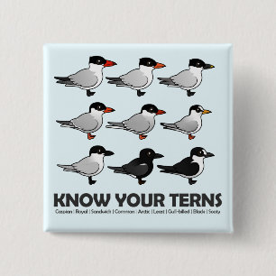 Badge Carré 5 Cm Connaissez vos sternes