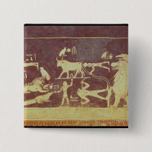 Badge Carré 5 Cm Constellations, de la chambre funéraire