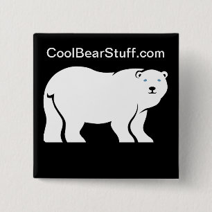 Badge Carré 5 Cm CoolBearStuff.com