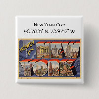Coordonnées de la carte de la ville de New York St