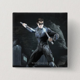 Badge Carré 5 Cm Copie d'écran : Nightwing