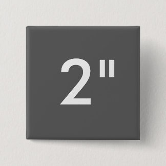 Badge Carré 5 Cm Copie faite sur commande 2" GRIS carré de modèle