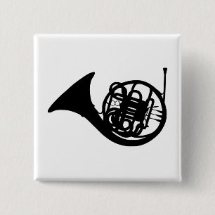 Badge Carré 5 Cm Cor d'harmonie
