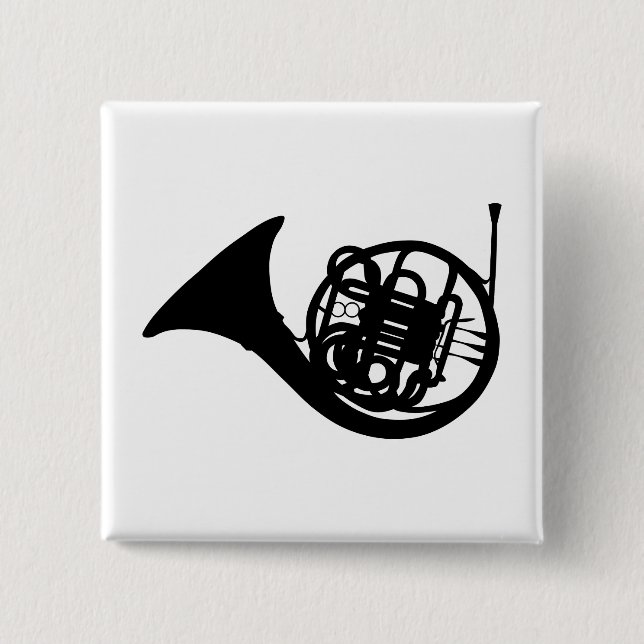 Badge Carré 5 Cm Cor d'harmonie (Devant)