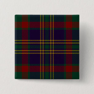 Badge Carré 5 Cm Cork County Irish Tartan