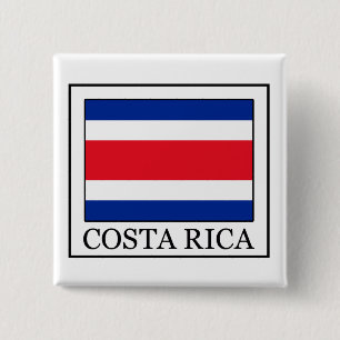 Badge Carré 5 Cm Costa Rica